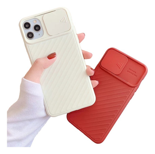 Funda Protecto Deslizant Hueso Para iPhone 7plus 8plus + Kit