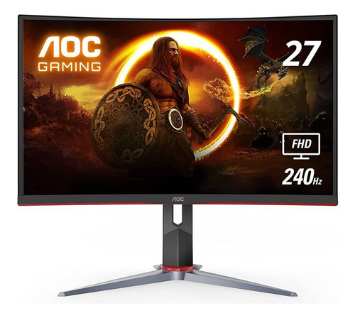 Monitor Gaming Aoc C27g2z 27 Fhd, 240hz - 0.5ms | Curvo Va
