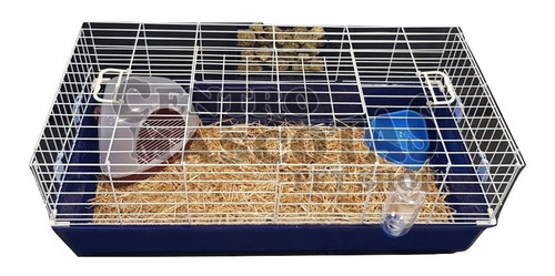 Imagen 1 de 5 de Jaula Conejo Cobayo Erizo Huron 100 X 52 X 34 Cm Importada