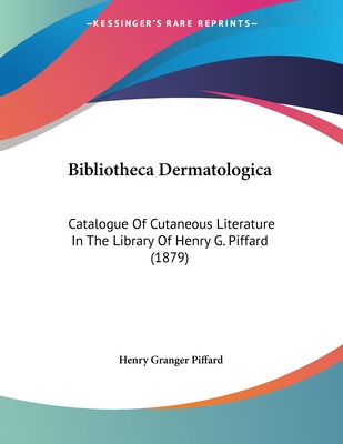 Libro Bibliotheca Dermatologica: Catalogue Of Cutaneous L...