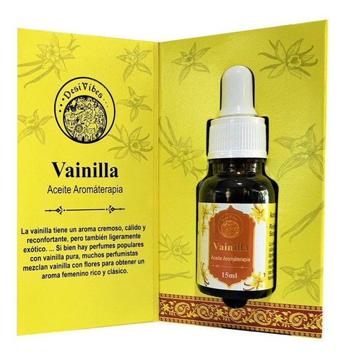 Aceite Aromaterapia Vainilla - Desi Vibes