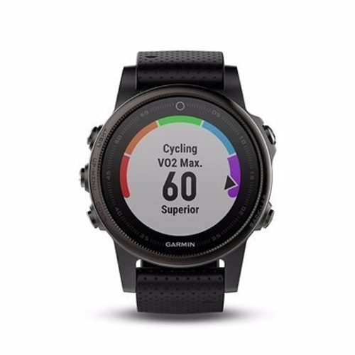 Relogio Gps Garmin Fenix 5s Safira Preto 010-01685-11