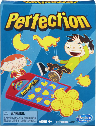 Jogo Hasbro Gaming Perfection Estourando Formas E Peças Para