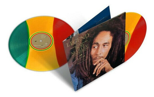 Bob Marley Vinilo Tricolor Exclusivo Legend Grandes Exitos