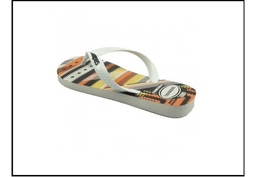Imagem 2 de 3 de Chinelo Havaianas Trend Branco/amarelo Tamanho 39/40