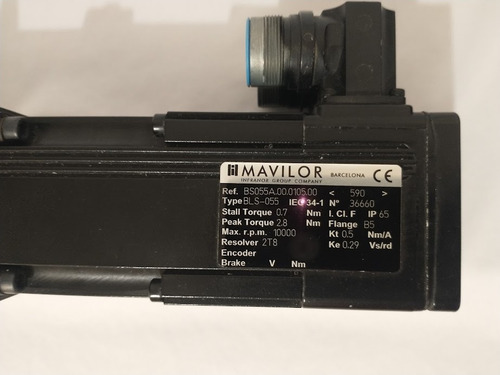 Servo Motor Mavilor Bls-055+mijno Precision-06-679 (Usado)