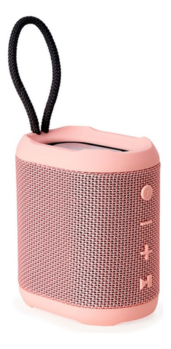 Caixinha Bluetooth Portátil Bateria Autonomia De 35 Horas Cor Rosa