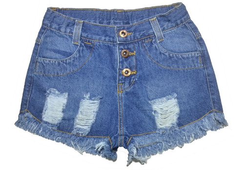 shorts jeans feminino juvenil