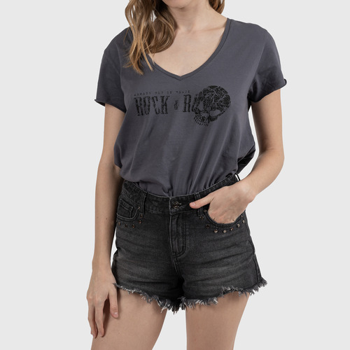 Women Denim Short  Black Bubba