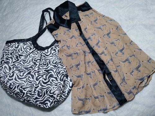 Combo Blusa Y Bolso En Promo  Dama