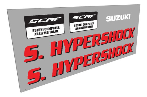 Calcos Suzuki Akira Scaf & Hypershock