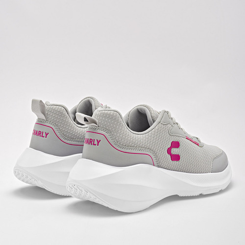 Tenis Mujer Charly 1059886003 Gris Fucsia 127-457
