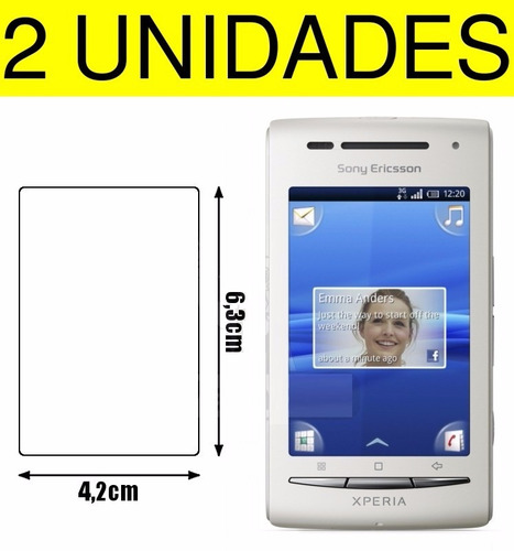 Pelicula De Plastico Para Tela Sony Xperia X8 E15i E15 E15a
