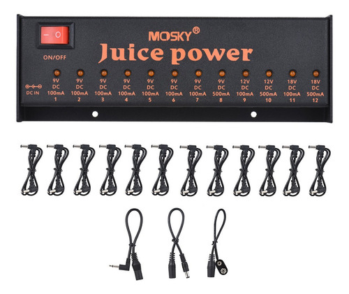 Imagen 4 de 9 de Mosky Juice Power - Fuente De Alimentación (12 Unidades)