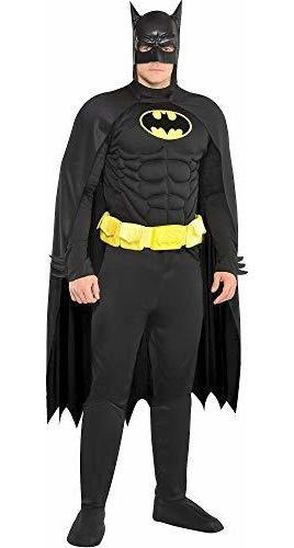 Disfraz Talla Estándar Para Hombre De Batman Halloween