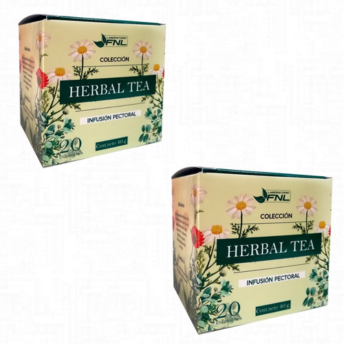 Te Pectoral Herbal Tea 2 Caja 20 C/u Infusiones