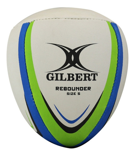 Gilbert Rebounder White passa treinando bola de rúgbi