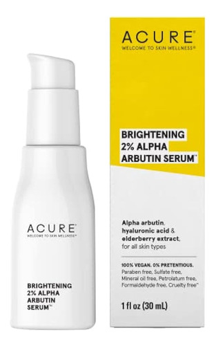 Acure Brightening 2% Alpha Arbutin Serum - Piel Más Brillant