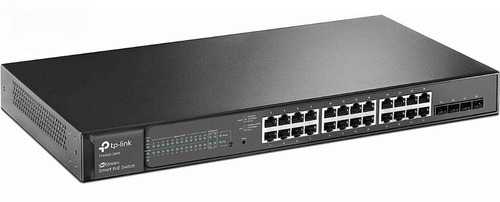 Switch Tplink Poe 24 Puertos Gigabit 4 Sfp T1600g-28ps