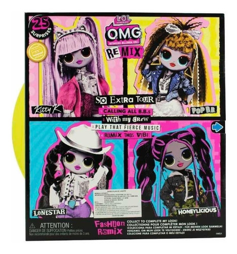 Nuevas Lol Surprise Omg Remix Pop Bb 25 Sorpresas Con Vinil (Usado)