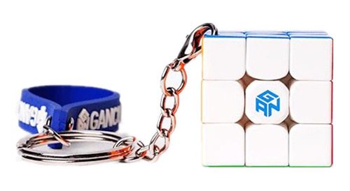 Cubo Mágico Key Chain Gan 330 Mini 30mm Stickerless