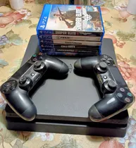 Comprar Sony Playstation 4 Slim 500gb + 2 Joysticks + Juegos