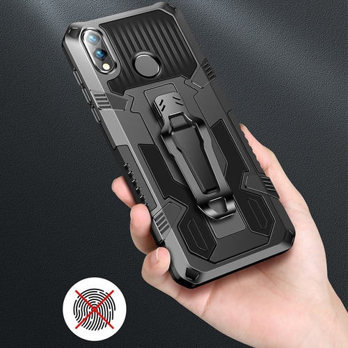 Imagem 6 de 6 de Capa Capinha Case Armadura Com Clip Suporte Imã Redmi Note 9
