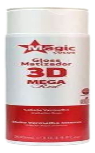 Matizador Magic Color 3d Mega Red 300 Ml  
