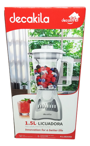 Licuadora 10 Velocidades Vaso Plástico Decakila Kujb044w