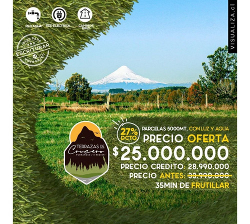 Imagen 11 de 12 de Parcela Region De Los Lagos, 5000 M2 Luz Agua