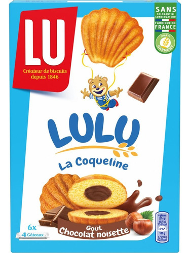 Lu Lulu La Coqueline Pastelitos Rellenos De Chocolate 165 Gt