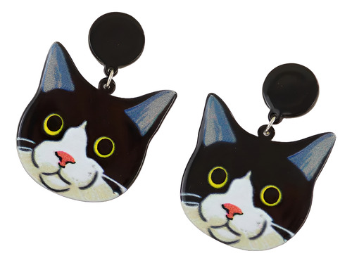 Aretes Mujer Gato 1 Par