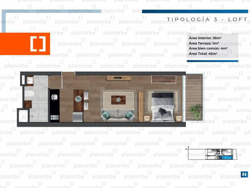 Venta De Apartamento Obra Construcción Monoambiente En Pocitos Nuevo, Urban Suites Vi Unidad 203