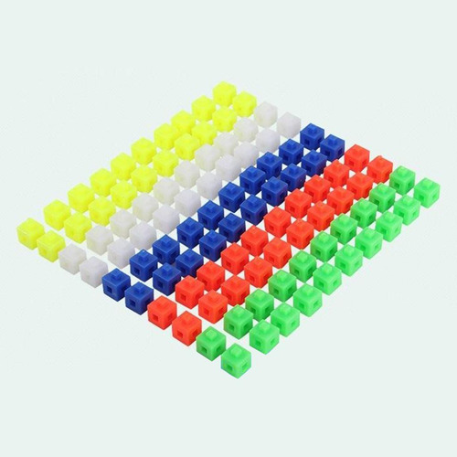 6 Paquete De 5-6 Bloques De Cubos De Matemáticas 6 Piezas