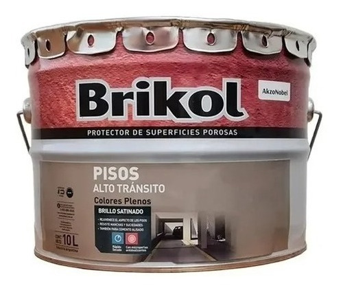 Brikol Pisos Alto Transito Colores 10 Litros. Ogus