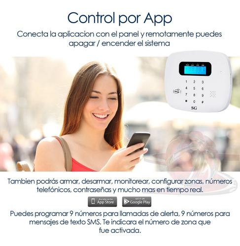Alarma Touch Gsm 3s Seguridad Inalambrica App Casa Vecinal