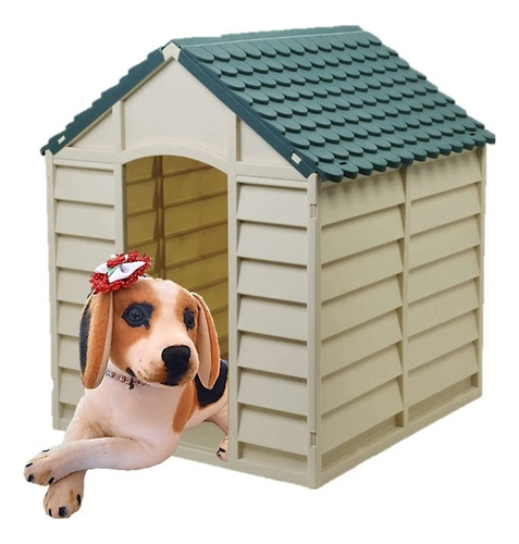 Casa Casinha Pet Small Dog Kennel 71 X 71 X 68cm Desmontável