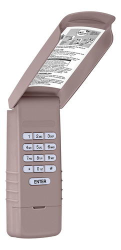 Asonpao 878max (17 En 1) Teclado Inalámbrico Universal Para Liftmaster/chamberlain/sears Craftsman/genie/linear/wayne Dalton Y Más Marcas (1 Unidad)