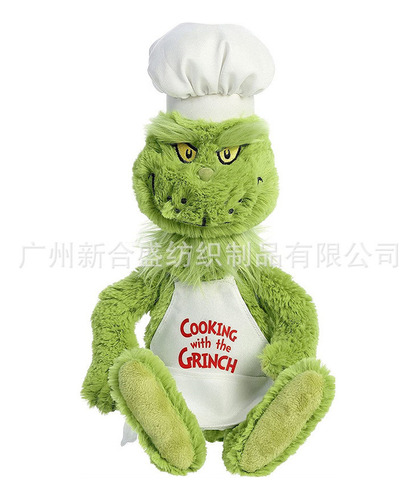 Decoración Navideña Peluche Grinch Verde 40cm