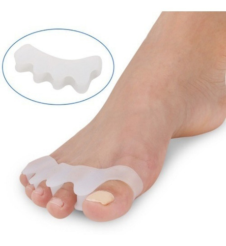 Par Separador Corrector Dedos Rehabilitacion Hallux Valgus