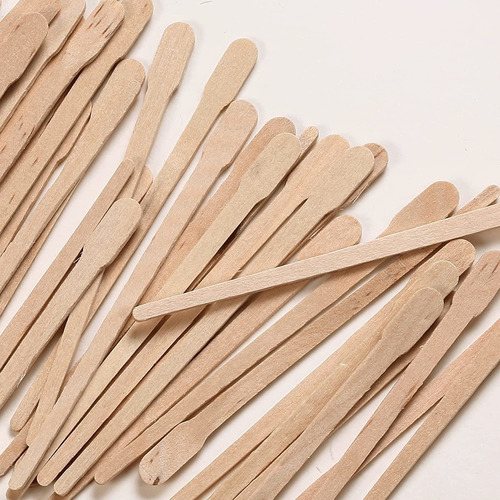 Hoomboom - Varillas De Cera De Madera, 200 Espátulas De Cera