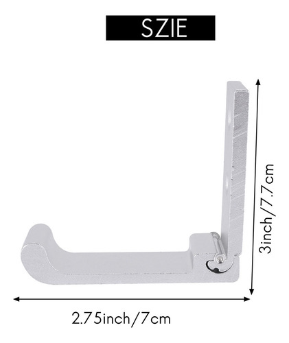 Gancho De Pared Plegable De 5 Piezas, Plegable Invisible De