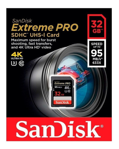 Cartão De Memória Sandisk Sd Sdhc 32gb