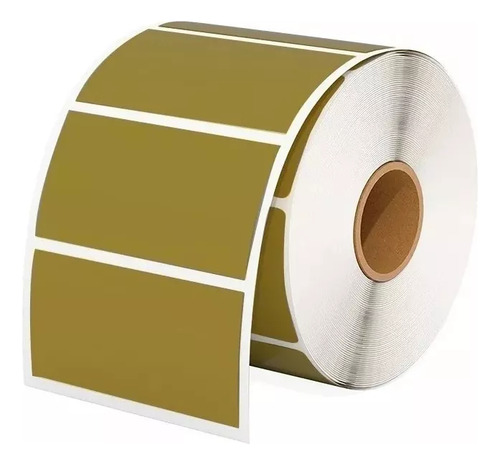 5 Rollos De Etiquetas Adhesivas Térmicas De Colores De 50 X