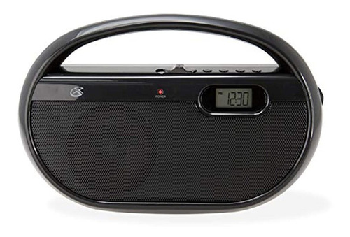 Gpx, Inc. R602b Radio Am/fm Portable Con Reloj Digital Y Ent