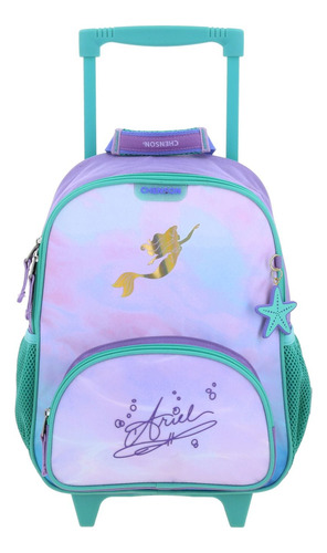 Mochila Lila Con Ruedas Princesas Chenson Deeper Lila Depper
