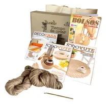 Comprar Kit Hilo De Yute 2,5m Revista Guia Deco Crochet Y Materiales