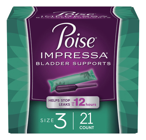 Poise Impressa - Soporte De Incontinencia Para Control De Ve