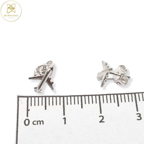Imagen 4 de 5 de Aros Plata Avion