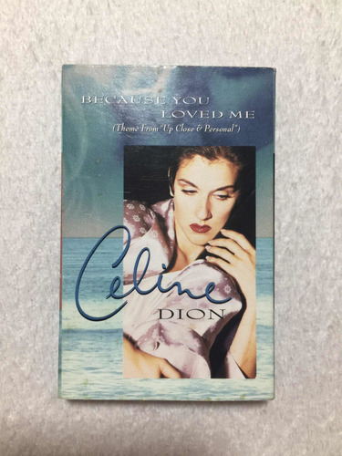 Fita K7 Celine Dion Because You Loved Me Single De Época